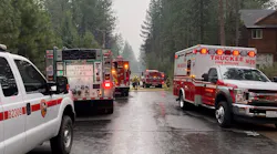 Firefighters extinguished a fiery plane crash after a jet smashed into trees as it was trying to land at the Truckee, CA, Tahoe Airport on Monday.