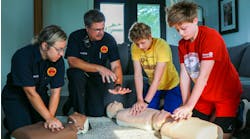 A way to give residents of a community a better chance to survive an out-of-hospital cardiac arrest is through a fire department effort to educate citizens regarding the importance of chest compressions and to empower them to action.
