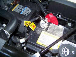 If one or more 1st Responder Cut Labels are present, each marked cable must be either disconnected from the battery or cut on each side of each label to create gaps in the battery cable and break continuity. There might be as many as three cut labels on a vehicle. If one or more 1st Responder Cut Labels are present, each marked cable must be either disconnected from the battery or cut on each side of each label to create gaps in the battery cable and break continuity. There might be as many as three cut labels on a vehicle.