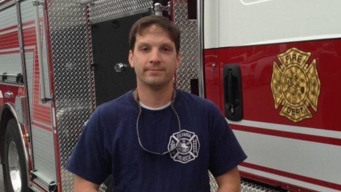 Sylvania firefighter Chris Clifton died from COVID-19 complications on Aug. 25.