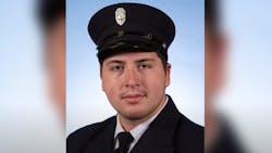 Burlington, CT, firefighter Colin McFadden. Burlington, CT, firefighter Colin McFadden.