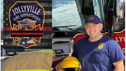 Jollyville, TX, firefighter/EMT Dylan Rodiek. Jollyville, TX, firefighter/EMT Dylan Rodiek.