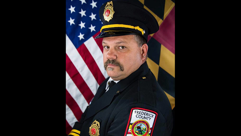 Frederick County, MD, Fire Capt. Joshua Laird.