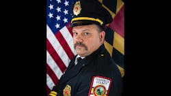 Frederick County, MD, Fire Capt. Joshua Laird.