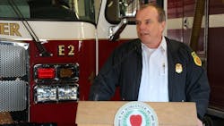 Worcester, MA, Fire Chief Michael J. Lavoie. Worcester, MA, Fire Chief Michael J. Lavoie.