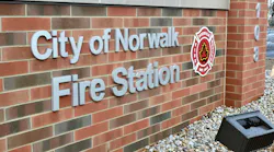 Norwalk Fire Dept Station Sign (oh)