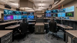 The dispatch center at the Paul E. Lent Public Safety Facility in Saratoga County, NY. The dispatch center at the Paul E. Lent Public Safety Facility in Saratoga County, NY.