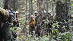 Firefighting crews work to contain multiple fires in the Nez Perce-Clearwater National Forest in Idaho. Firefighting crews work to contain multiple fires in the Nez Perce-Clearwater National Forest in Idaho.