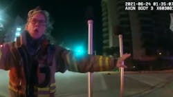 Newly released body camera video captures first responders in the first moments of the partial collapse of Surfside, FL, condo collapse in June. Newly released body camera video captures first responders in the first moments of the partial collapse of Surfside, FL, condo collapse in June.