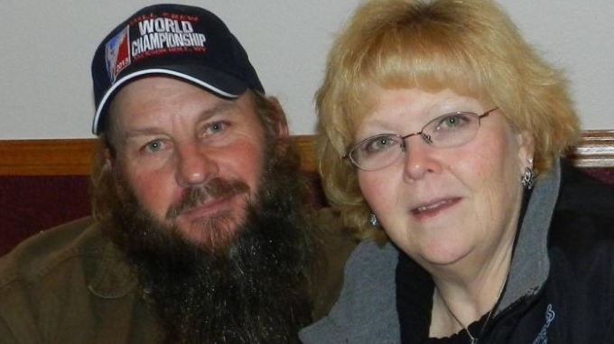 Casper Mountain, WY, Fire District volunteer firefighter Walter Kussy and his wife, Susie.