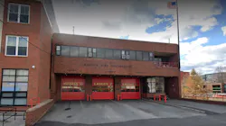 Firefighters evacuated the Boston fire station home to Engine 9 and Ladder 2 while hazmat crews investigated chemical odors in the station.