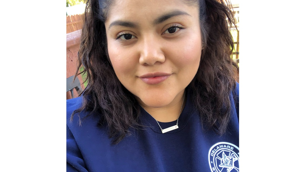 Wilmington Manor, DE, volunteer firefighter Cecilia Escobar-Duplan.