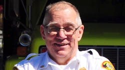 Vashon Fire Chief Charles Krimmert. Vashon Fire Chief Charles Krimmert.
