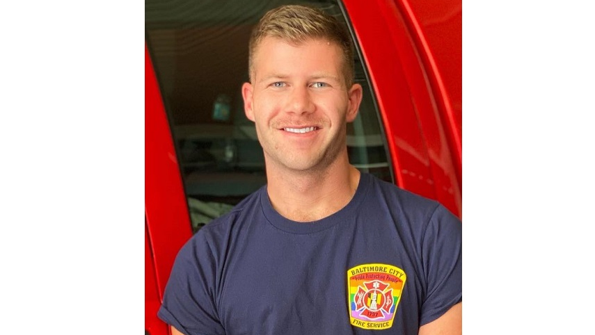 Baltimore City firefighter/paramedic Kyle Lovell.