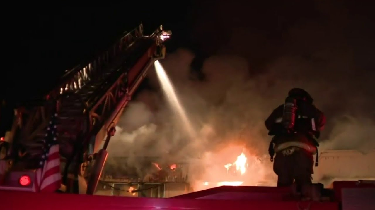 MI Firefighters Battle Massive Apartment Fire for Nearly 12 Hours ...