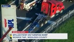 Lt. Donald J. Trout died responding to an overturned tractor-trailer on the New Jersey Turnpike Friday.