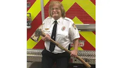 Hartland Volunteer Fire Company member Judy Spencer.