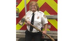 Hartland Volunteer Fire Company member Judy Spencer. Hartland Volunteer Fire Company member Judy Spencer.