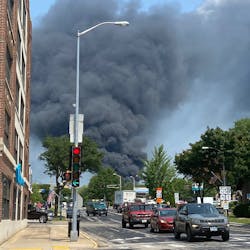 Firefighters nearly drained the water supply of Fort Atkinson, WI, while battling a massive warehouse fire Tuesday. Firefighters nearly drained the water supply of Fort Atkinson, WI, while battling a massive warehouse fire Tuesday.