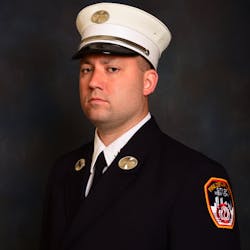 The top honor in the 2020 Michael O. McNamee Award of Valor went to George O. Mueller of the FDNY. The top honor in the 2020 Michael O. McNamee Award of Valor went to George O. Mueller of the FDNY.
