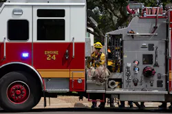 Firefighters practice tactics to manage and steer away fire as they participate in training Tuesday in West Austin.