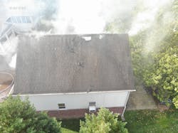 The 360-degree overhead view that the Franklin, TN, Fire Department&rsquo;s (FFD) drones provide helps incident commanders to continuously monitor roofline heat conditions.