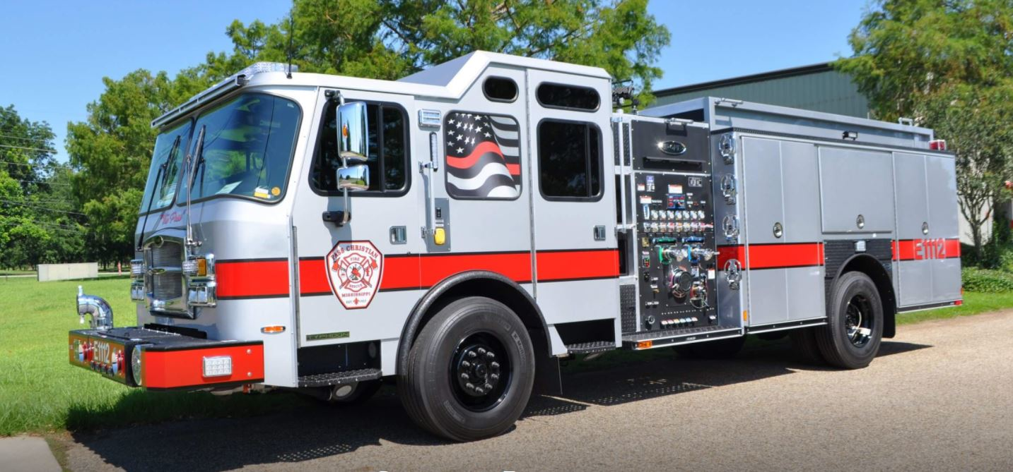 Delivery Pass Christian, MS, Pumper Firehouse