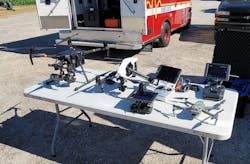 The Richmond Fire Department’s drone program includes three DJI Phantom 4 Pros and two Inspire 1 v2.0s. The Richmond Fire Department’s drone program includes three DJI Phantom 4 Pros and two Inspire 1 v2.0s.
