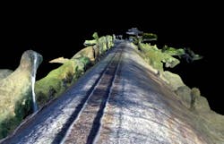 Pix4Dreact software allows for creating 3D images of terrain from drone photographs that are taken on scene.