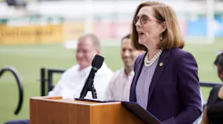 Oregon Gov. Kate Brown speaks at an event on June 30, 2021.