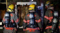Portland, OR, firefighters at the scene of a residential fire in September 2020. Portland, OR, firefighters at the scene of a residential fire in September 2020.