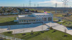 The new Emergency Services District 11 fire station in Bexar County, TX.