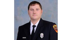 Pine Bluff firefighter/engineer Cory Collins.