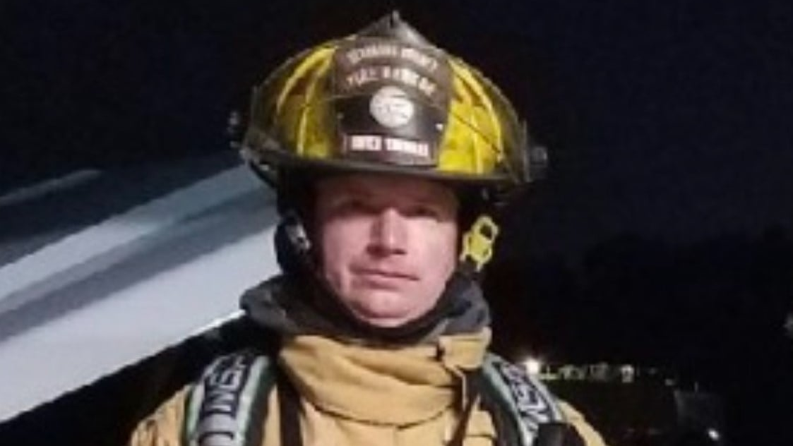 Hernando County firefighter David Hackett.
