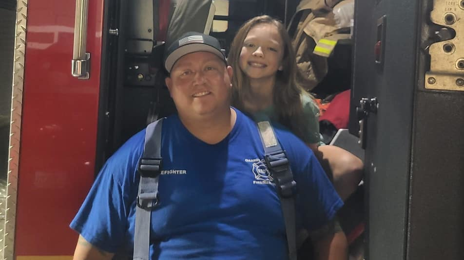 Orange County, TX, ESD 1 firefighter James Heater.