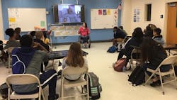 Kelli Bright Burke encourages students to ask her questions, no matter how awkward they might consider them to be. Kelli Bright Burke encourages students to ask her questions, no matter how awkward they might consider them to be.