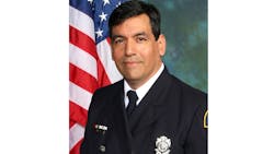 Dallas firefighter David Leos. Dallas firefighter David Leos.