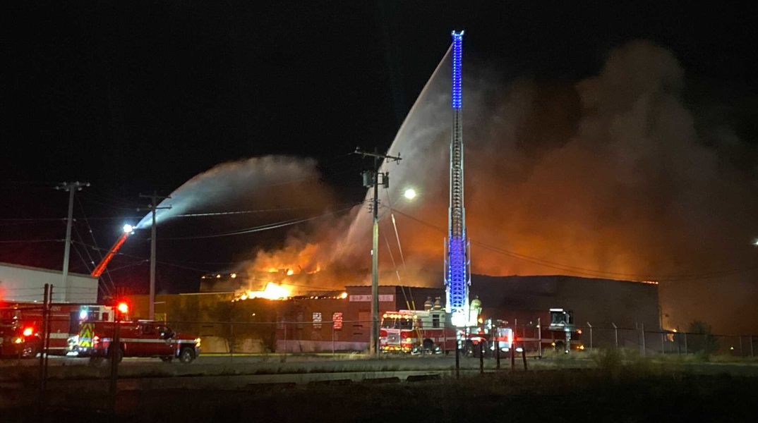 WA Firefighters Battle Fire at Former Slaughterhouse Firehouse