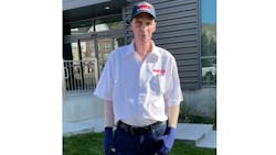 Red Lodge, MT, Fire Rescue firefighter Dan Steffensen, who spent 60 days in Utah being treated for severe burns he suffered in July 2021. Red Lodge, MT, Fire Rescue firefighter Dan Steffensen, who spent 60 days in Utah being treated for severe burns he suffered in July 2021.