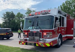 Larger heavy rescue cabs aid in crew area space for safely dressing out in the appropriate gear. Larger heavy rescue cabs aid in crew area space for safely dressing out in the appropriate gear.