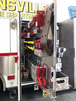 The Burtonsville, MD, Volunteer Fire Department configured compartments and the equipment that&rsquo;s stored in them based on the principle of &ldquo;If I have to get to a piece of equipment, I shouldn&rsquo;t have to move another piece to get to it.&rdquo;