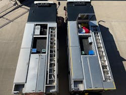 The top of some apparatus can be designed to include storage space when a generator doesn’t have to be mounted because of the use of battery-powered tools and equipment rather than electric types. The top of some apparatus can be designed to include storage space when a generator doesn’t have to be mounted because of the use of battery-powered tools and equipment rather than electric types.