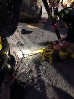 The benefit of rescuers training on vehicle stabilization is two-fold: rescue consistency and increasing familiarity with stabilization tools.