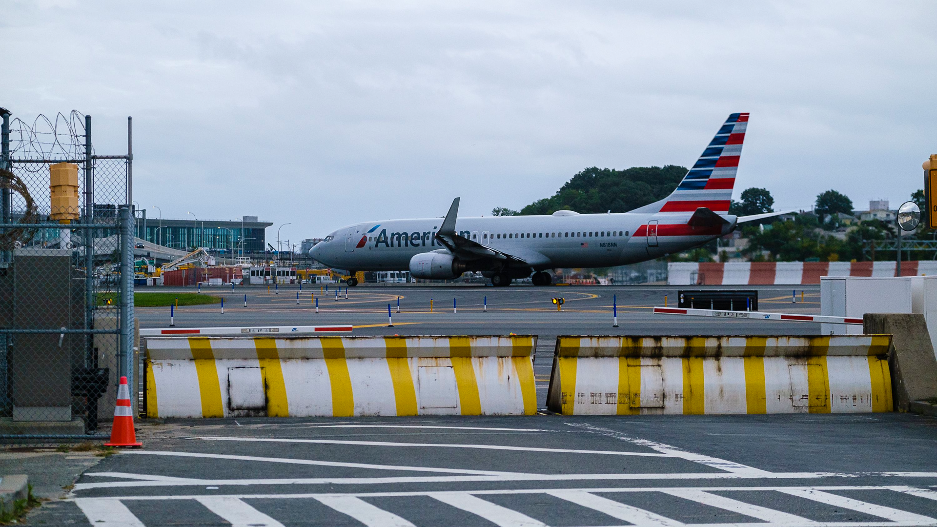 An American Airlines flight was evacuated on landing at LaGuardia Airport with police, fire, and EMS personnel called to the scene after a some passengers reported suspicious activity by a fellow flier on Saturday, Oct. 9, 2021.