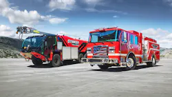 Oshkosh Fire & Emergency segment is featuring the new Oshkosh Striker ARFF vehicle at China Fire 2021. Oshkosh Fire & Emergency segment is featuring the new Oshkosh Striker ARFF vehicle at China Fire 2021.