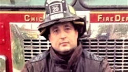 Chicago firefighter Michael Pickering.