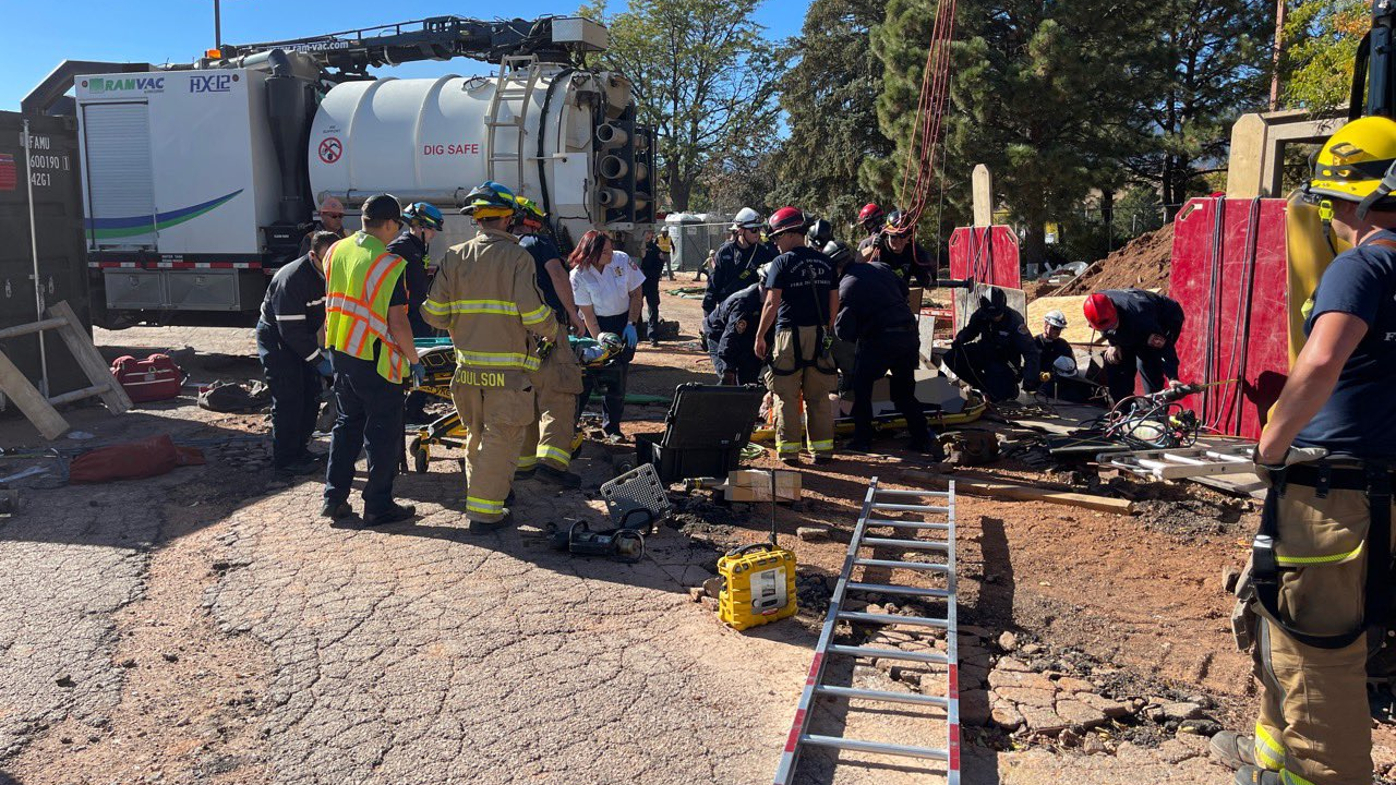 CO Firefighters Free Worker in Collapsed Trench | Firehouse
