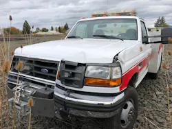 The Albany water rescue vehicle was damaged in the theft.