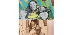 A public mural that went up in 2020 which was immediately removed amid outcry over how it depicted the first Black female firefighter in Boynton Beach, FL, from the photo in the image below. A public mural that went up in 2020 which was immediately removed amid outcry over how it depicted the first Black female firefighter in Boynton Beach, FL, from the photo in the image below.