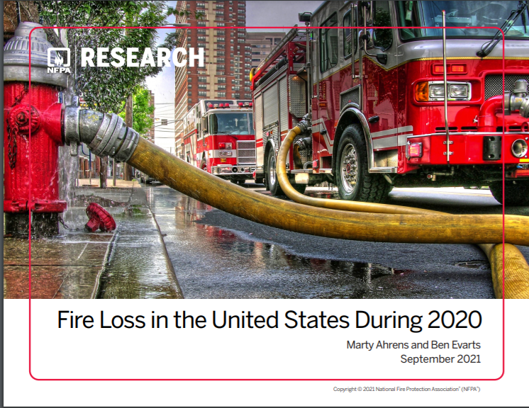 Nfpa Report On Us Fire Loses In 2020
